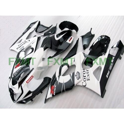 2005 - 2006 K5 GSX-R1000 Fairings 06 GSX R 1000 Black White 05 GSXR1000 Bodywork