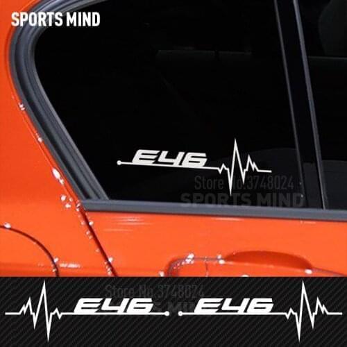 3 Pairs Car Styling For BMW E46 E39 E90 E60 E36 F30 F10 E30 E53 E34 E87 E70 E92 E91 E83 E38 Auto Accessories Car Sticker Decal
