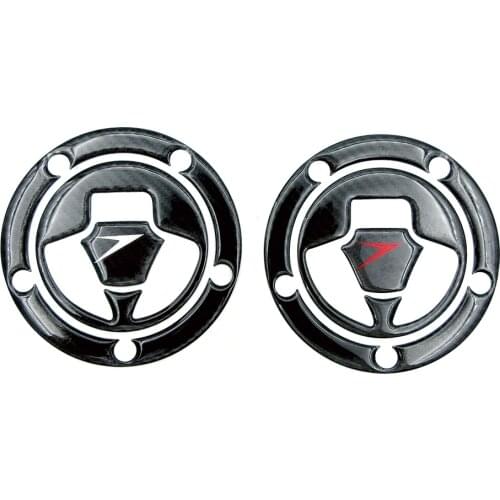 Motorcycle 3D Logo Carbon Fiber Tank Gas Cap Pad Filler Cover Sticker Decal Protection For Kawasaki Z250 Z750 Z800 Z1000 Z1000SX