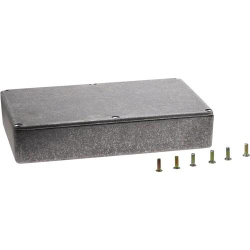 Aluminium Enclosure Electronic Diecast Stomp Box 180.7x 120 X 37mm Acoustic Guitar Effects Pedal Enclosure Bottom Container Box