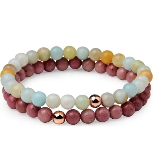 6mm Bead Natural Stone Bracelet for Women Men Lovers Bracelet Jewelry Gift