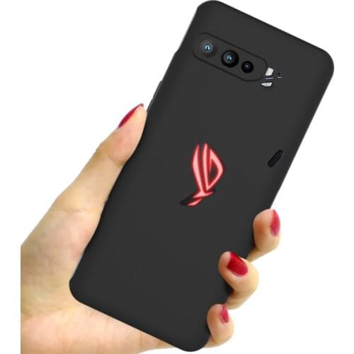 For Asus Rog Phone 3 ZS661KS Case Black Bumper Silicone TPU Soft Phone Cover For Asus Rog Phone3 Strix ZS661KS Cases Rog3 Covers