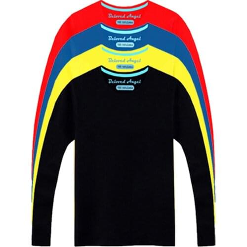 Spring Autumn Toddler Baby T-shirt For Kids Girls Long Sleeve Tee Tops Solid Kids Boys Tees Color Baby Girls Cotton T-Shirts