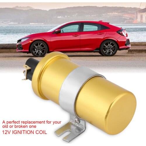 Non Ballast Ignition Coil High Performance Standard for LUCAS 12v Sports Ignition Coil DLB105 Metal Installation Car Accessories