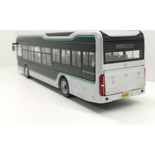 Diecast 1:43 Scale New Energy Bus Station Wagon Simulation Alloy Model Collection Display Decoration Gift Toys for Boys
