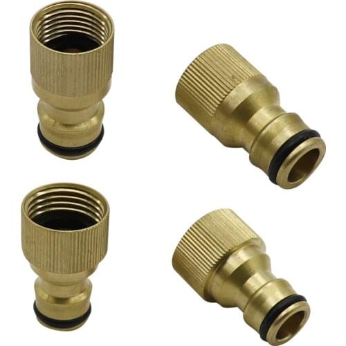 Diaphragm Pump Nipple Joints with M18/M22 Female Thread Home car wash brush copper pacifier adapter 3 Pcs