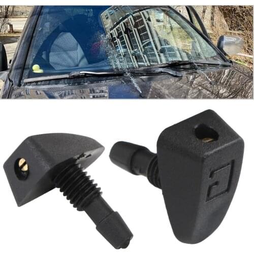 Water Fan Spout Cover Washer Outlet Car Front Windshield Wiper Nozzle Washer Jet Nozzles Universal 2 Pcs/Set Car Wiper