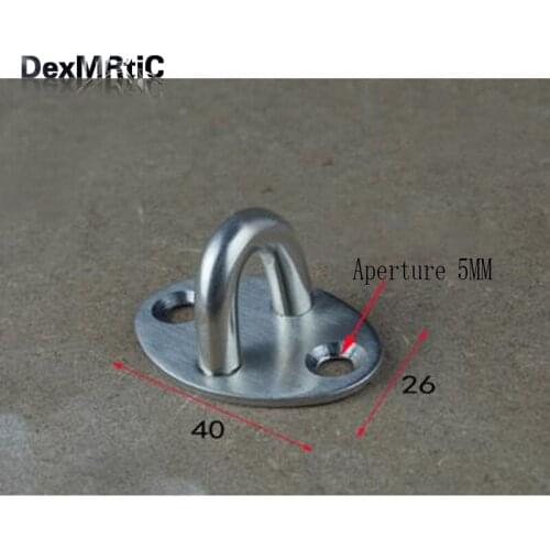 Stainless steel hooks fan hook wall ceiling hooks sandbags hook for Lights and fans 40*26mm