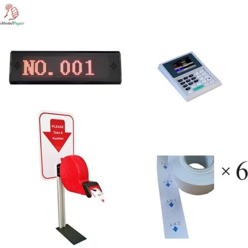 Simple and practical wireless queue management pager system for bank hospital