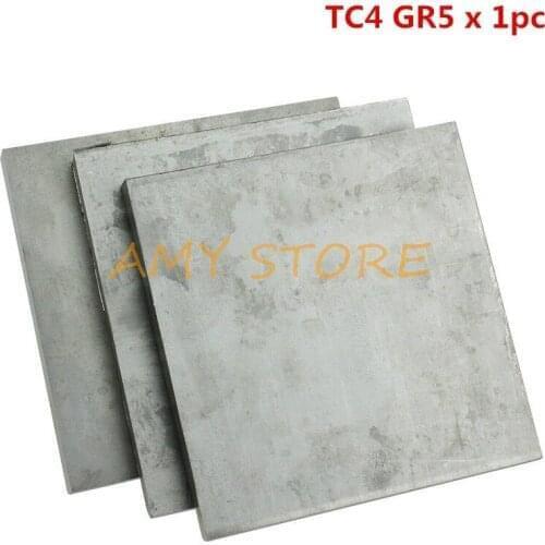 1Pc Titanium Titan Ti Alloy Plate 3mm Thickness TC4/GR5 Ti Sheet Plate 500x60x3mm