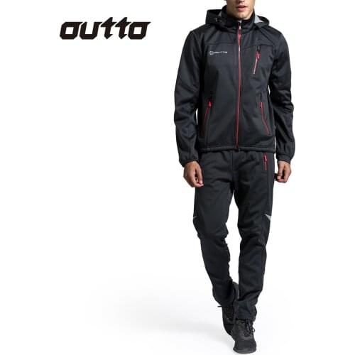 Cycling Suit Autumn and Winter Long-Sleeved Fleece plus Velvet Bicycle Outdoor Sports Cycling Suit