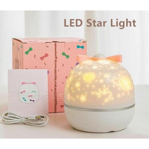 Starry Sky Night Light Planet With Music Magic Projector LED Lamp Colorful Rotate Flashing Star Lights With Remote Control