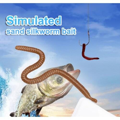 1 Box Vivid Bionic Nereis Lures Freshwater Earthworm Soft Bait for Fishing Lures Freshwater Earthworm Soft Bait for Fishing Lure