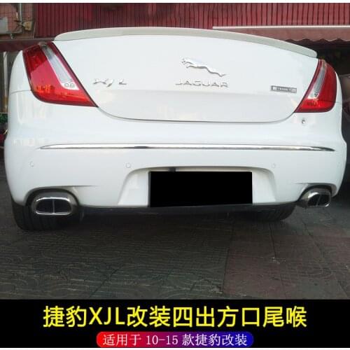 2021 Suitable For Model 08-17 Year Jaguar Xjl Modified Four Outlet Square Stainless Steel Pipe with Exhaust Decoration Tail