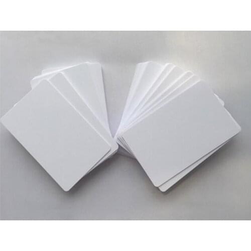 500pcs/lot thermosensitive PVC card two side cover film ,without chips used for print member card /company Card/credit card