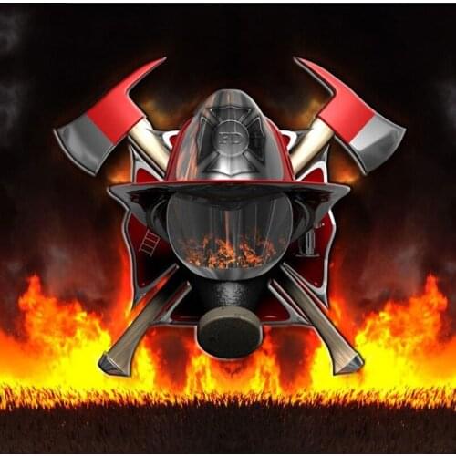 Diamond Cartoon Mosaic Needlework 3D Diy Diamond Painting Fireman Firefighters Cross Stitch Full Drill 5D Diamond Embroidery