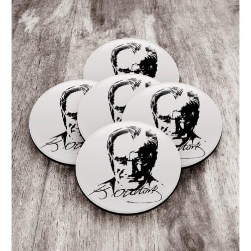 Ataturk Wood Badge (5 Pcs) 2