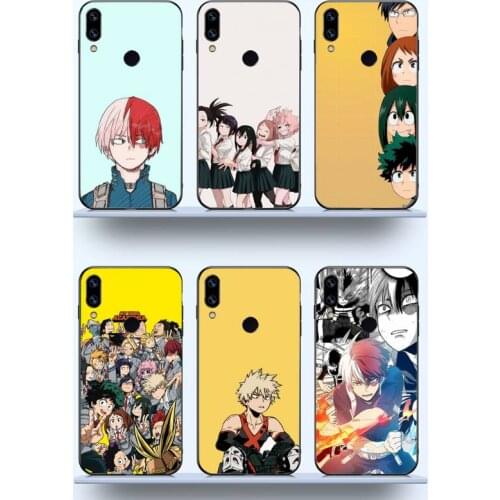 My Hero Boku No Academia Deku Bakugou Phone Case For Xiaomi Redmi note 7 8 9 t max3 s 10 pro lite funda shell coque cover