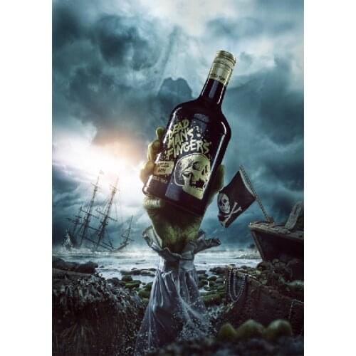 Deadmans Fingers Rum Metal sign plaque Bar pub man cave drink alcohol