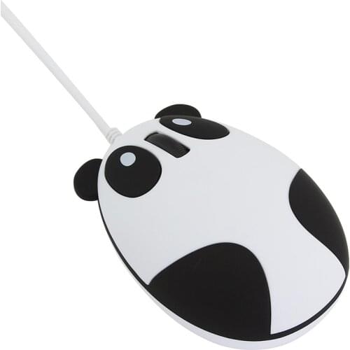 Bedrade Panda Muis Ergonomische 1600 DPI Usb-kabel Kawaii Anime KungFu Panda Beer Kat Optische Game Muizen Voor PC Laptop Deskto