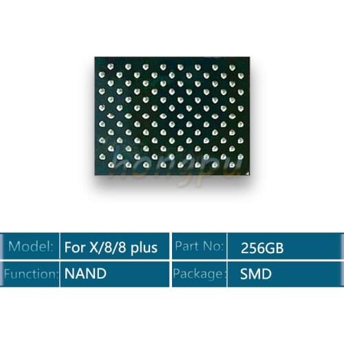 For iPhone X/8/8 Plus 64GB/256GB Nand Flash Memory IC Harddisk HDD chip Solve Error 9/4014 Expand Capacity Program Serial NO