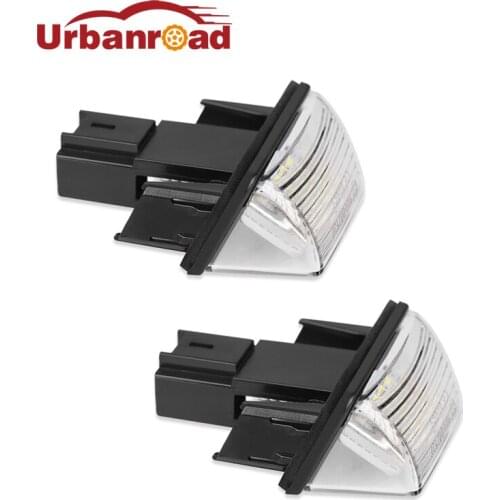 Fishberg 2Pcs White 3W SMD Number Plate Light Lamp Led Bulbs License Plate Bulbs For Peugeut 206 207 306 Citroen C3 C4 5 Xsara