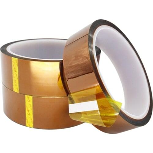 High Temperature Tape Thermal Insulation Polyimide Adhesive Insulating Kapton Tape 3 5 6 7 8 10 12 15 18 20 25 30 35 40 45 50 mm