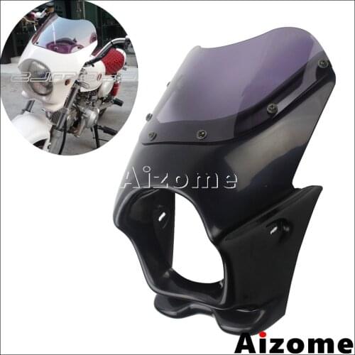 Motorcycle Plastic Front Light Cover 5inch Headlight Fairing For Honda CB50 DAX ST50 Benri 90 50 125 Benri Benri CD50 CD90 FTR