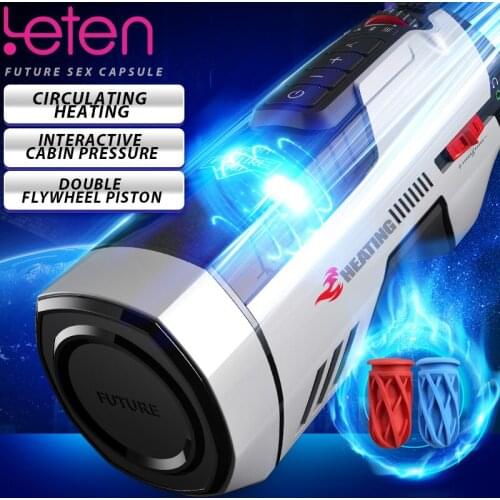 Leten 708 Fully Automatic Telescopic Heating Male Masturbator Moaning Sucking Cup Adult Sex Toy for Men Sex Machine Erotic Shop