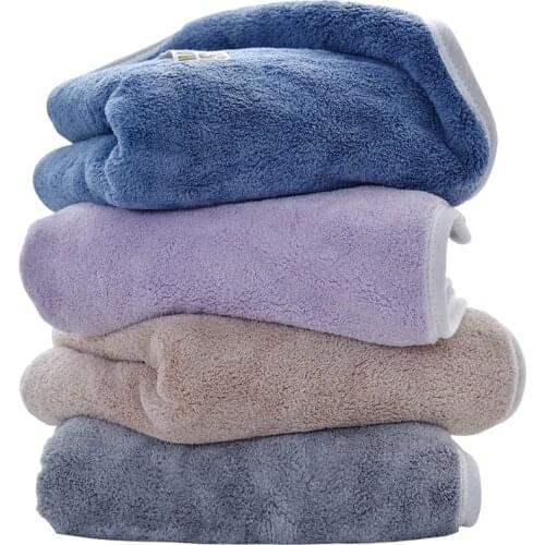 New 2019 Thicker Hand Towel Plush Face Towel for Adult Solid Magic Towels Bathroom Face Care Towel toalha 40x40cm 1PC