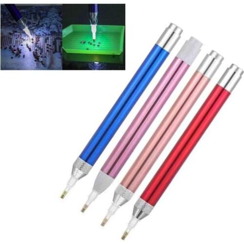 New Tool Point Drill Pen DIY Lighting Drill Lighting Pen Stick Accessories Universal 5D Pens Fast Luminous Pen