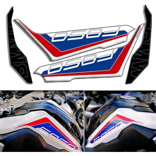 Motorcycle 3D Gel Fuel Tank Sticker Protection Pad Fuel Tank Side Decals Sticker kit For BMW F850GS F850 GS f850gs 2020