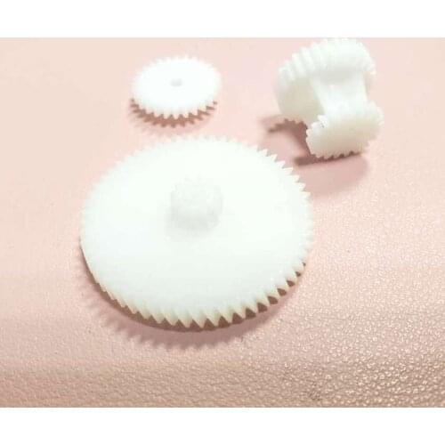 3pcs plastic gear for Philips D8623 FC144 D8734 Grundig RR3000 stereo cassette deck audio player