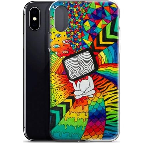 Psychedelic hippie Phone Case for iPhone 11 12 pro XS MAX Mini 8 7 6 6S Plus X 5S SE 2020 XR