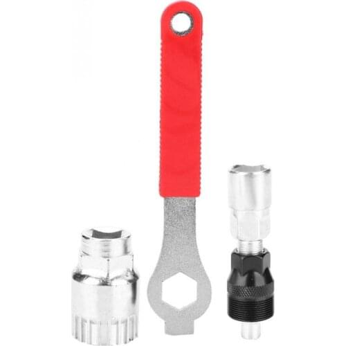 Bike Crank Extractor Bottom Bracket Remover Rust Resistant High-carbon Steel Crankset Repair Tool Set for Bicycle