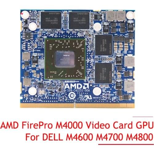 Original New for DELL M4600 M4700 M4800 M4000 216-0834044 M4000 Graphic Card Display AMD FirePro M4000 Video Card GPU