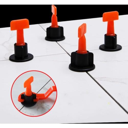 10pcs Reuseable Tile Leveling System Clips Adjustable Locator Spacers Flooring Wall Tiles Ceramic Level Wedges Construction Tool