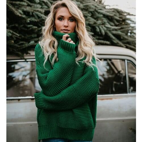 Womens Turtleneck Sweater Knitted Ripple Pullover Slim Jumper Long Sleeve Thick Line High Collar Sexy Twist Sweater Women