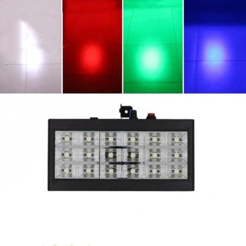 Sound music control 18W RGB Led stage Effect lighting DJ party show strobe Disco light 220V AC 110V Laser Projector Club Bar