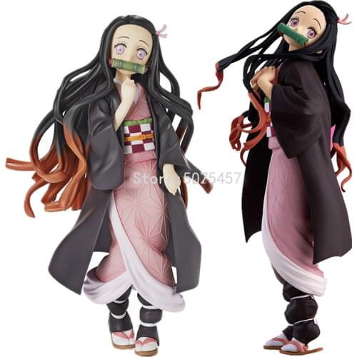 22cm Demon Slayer Anime Figure Kimetsu no Yaiba GLITTER & GLAMOURS Kamado Nezuko Action Figure Devils Blade Nezuko Figurine Toy