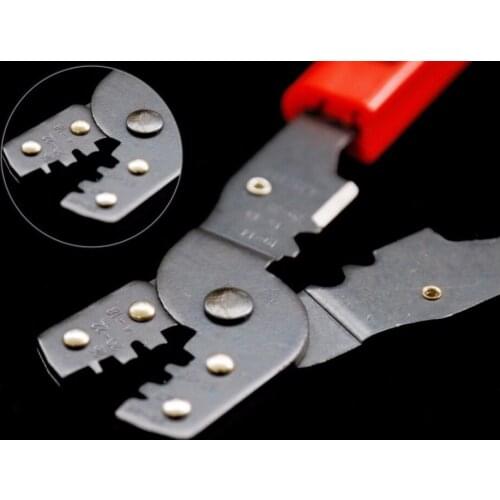 Maasco YYT-20 + 200 PCS 2.8MM Female male Terminal Mini Multi-function Crimping Tool HS202B forceps wire stripper cutter pliers