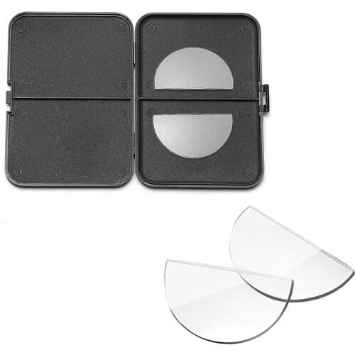 4 Packs Magnification Bifocal Lenses Adhesive Stick-on Reading Lenses Reusable for Safety Glasses and Sunglass Stick On Readers