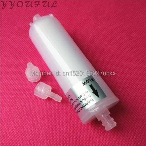 8pcs Good quality long ink filter for Large format printers filter 5 Microns 8cm 80mm long white color