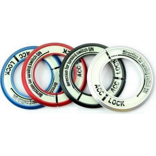 Interior Accessories Luminous Ignition Key Ring Switch Cover For S/ubaru F/orester X/V O/utback 13-16 Car styling