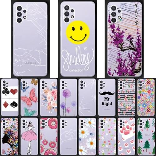 For Samsung Galaxy A32 4G 6.4 inch Silicone Bags Clear Soft TPU Phone Case For Samsung Galaxy A32 5G 6.5 inch Protector case