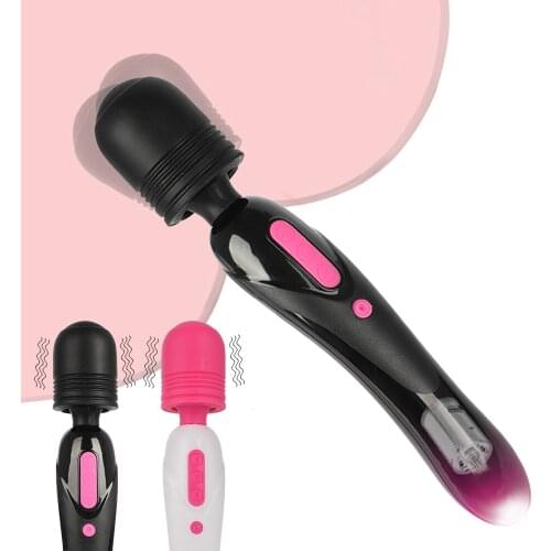 Dual Head Magic Wand Vibrator G Spot Clitoris Stimulator Vagina Massager Sex Toys for Adult Women AV Vibrator Female Masturbator