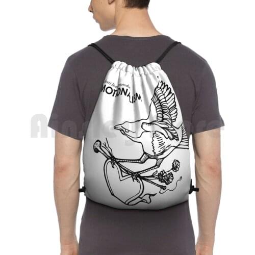 The Group Band Rock Folk Backpack Drawstring Bag Riding Climbing Gym Bag Best Selling Ayam Logo The Group Band Folk Avett