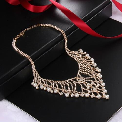 H093217 Coruixi Womens Necklaces WeddingAccessories Rhinestone Jewelry Stones Stars Chains Popular Party Collars Wholesale
