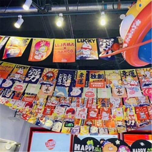Creative Sushi Shop Hanging Flag kitchen Japanese Style Small Flags Japan Festival Restaurant sushi Shop decorate Banner bento