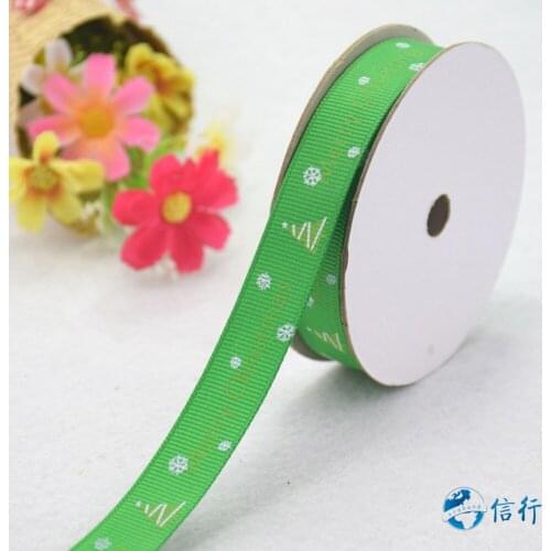 15mm width, printed christmas trim ribbons Grosgrain ribbon,lace satin ribbons DIY hairbow accessories, gift package#3482